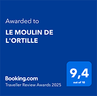 booking traveller reviews awards 2025 - Le Moulin de l'Ortille, hébergement touristique bien noté dans l'Oise